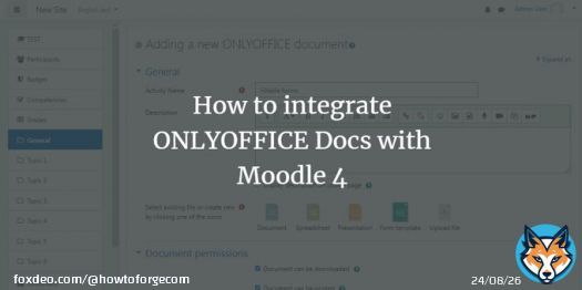 How to integrate #ONLYOFFICE Docs with #Moodle 4.  #Linux