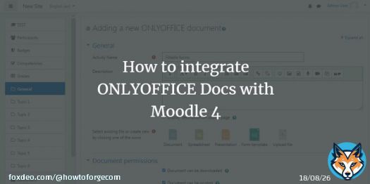 How to integrate #ONLYOFFICE Docs with #Moodle 4.  #Linux