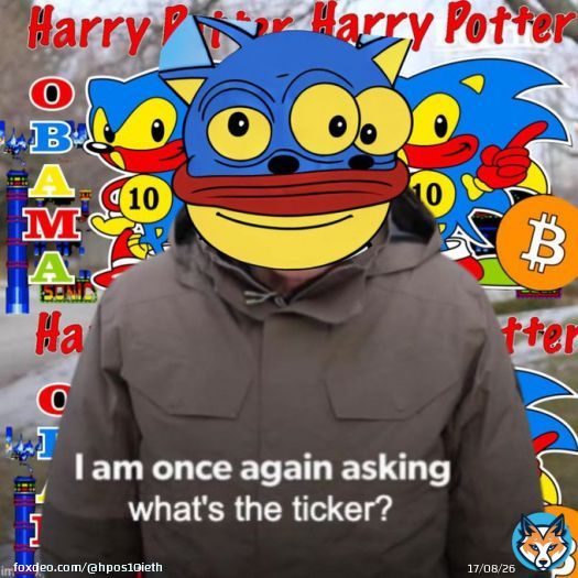 The ticker is BITCOIN! #HarryPotterObamaSonic10Inu #SprotoGremlins