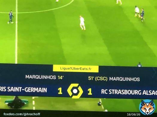 Marquinhos is on fire   #PSGRCSA