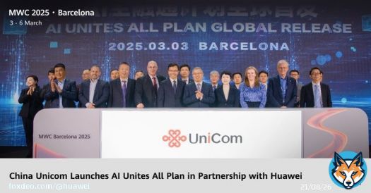 At #MWC25, China Unicom held a development workshop themed &ldquo;5G-A Empowering, AI Transforming, Digital Living&rdquo;, launching its AI Unites All plan to bridge the digital divide by making intelligence more inclusive for all in partnership with#Huawei:  more