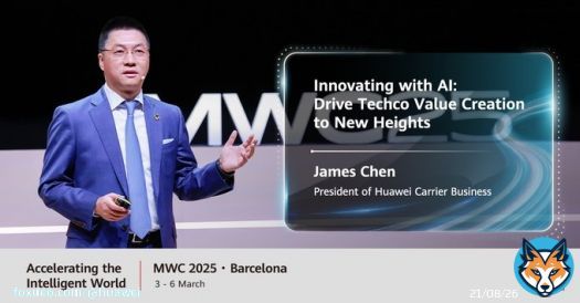 At #MWC25, President of #Huawei Carrier Business James Chen&rsquo;s keynote entitled 'Innovating with AI: Drive Techco Value Creation to New Heights' highlighted how Huawei is driving the transformation of carriers with the ultimate goal of creating g value:  more