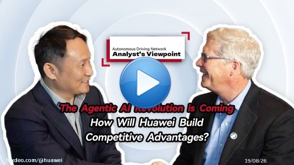 #Huawei ADN Solution General Manager, Sam Wang, met with Patrick Kelly, Appledore Research CEO, to discuss the Agentic AI revolution. Watch to learn how Huawei plans to create competitive advantages in the Agentic AI era. Check out Huawei's #AutonomoousDrivingNetwork (ADN) here:Show more