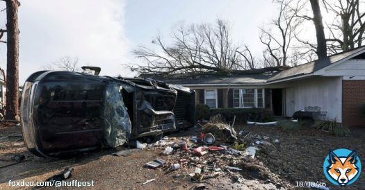 The tornado shredded the walls of homes, toppled roofs and uprooted trees in Selma, Alabama, a city etched in the history of the civil rights movement.