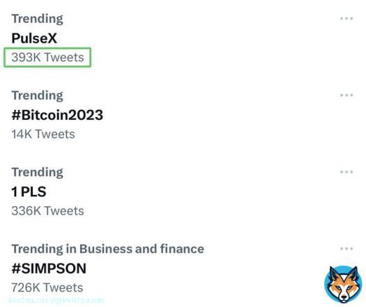 JUST IN: #PulseX is now trending 28x times as much as #Bitcoin   Day 2 and they all look like a joke   $HEX