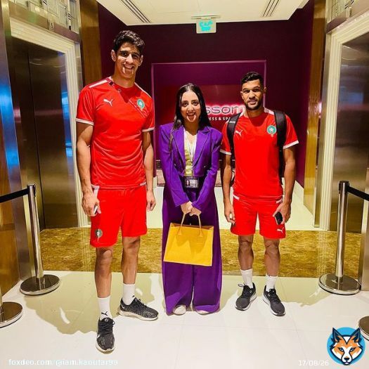 Picture with our Atlas Lions Who made us hellaaa proud yesterday \ud83e\udd81\ud83c\uddf2\ud83c\udde6 - - - - - - - - - #lions #atlaslions #football #player #photooftoday #cutepic #pictureoftheday #picturetokeep_rural #trend #victoria #amr#amrabat #hakimziyech #ziyech #dimamaghrib #dimamaroc #maghrib #maghribia #qatar #dohacorniche