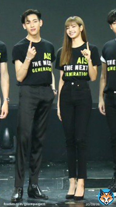If you thought, Lisa's legs are longer...   how about Bambam's...   #AIS5Gที่1ตัวจริงxBAMBAMLISA