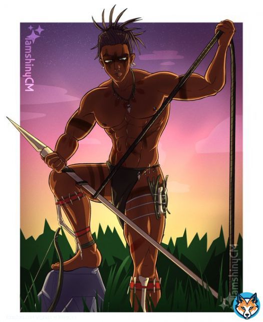 I didn't forget about the OC things teehee, so here's @SirRakkuen's OC! (I may or may not be feeling a little down bad lately) #Bara #Art #commissionsopen