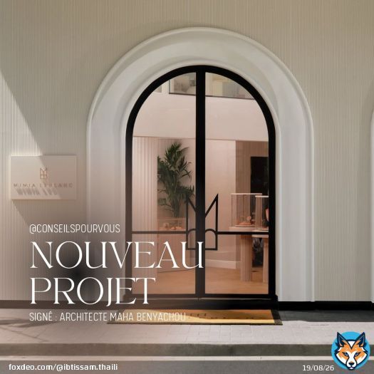Entrez dans l'univers captivant du projet @mimialeblanc.jewelry , une collaboration exceptionnelle entre l'architecte @mahabenyachou et @oracdecor_maroc . Les murs int&eacute;rieurs et ext&eacute;rieurs se transforment en toiles artistiques gr&acirc;ce aux panneaux 3D, moulures et arcades de notre marque.Chaque espace est une symphonie de formes et de textures, orchestr&eacute;e par l'expertise de @mahabenyachou et la polyvalence de nos produits @oracdecor_maroc . Les panneaux 3D sculptent la lumi&egrave;re, cr&eacute;ant des jeux d'ombres et de reliefs envo&ucirc;tants. Les moulures et arcades apportent une touche de grandeur et de sophistication, &eacute;voquant l'&eacute;l&eacute;gance classique.Cependant, le v&eacute;ritable joyau de cette r&eacute;alisation r&eacute;side dans le sol en parquet Versailles en ch&ecirc;ne, arborant fi&egrave;rement le cachet de notre marque @leparquetlatin_heritage . &Agrave; l'int&eacute;rieur, il insuffle une atmosph&egrave;re chaleureuse et intemporelle. Chaque recoin devient une invitation &agrave; la d&eacute;couverte et &agrave; l'&eacute;merveillement, o&ugrave; chaque pas est une rencontre avec l'&eacute;l&eacute;gance et la tradition.L'association visionnaire de @mahabenyachou avec les &eacute;l&eacute;ments artistiques d'Orac Maroc cr&eacute;e une exp&eacute;rience visuelle et sensorielle hors du commun. Le showroom @mimialeblanc.jewelry ne se contente pas de refl&eacute;ter la beaut&eacute;, il l'incarne. Une ode &agrave; l'art, au design et &agrave; l'&eacute;l&eacute;gance.Merci &agrave; @mimialeblanc pour la confiance.Ibtissam ThailiCONSEILS POUR VOUSBrand manager WORQBOX +2126 61824070#MimiaLeblancJewelry #OracMaroc #LeParquetLatinH&eacute;ritage #DesignInt&eacute;rieur #DesignExt&eacute;rieur #Cr&eacute;ativit&eacute;Infinie #ArchitectureExceptionnelle #conseilspourvous #ibtissamthaili