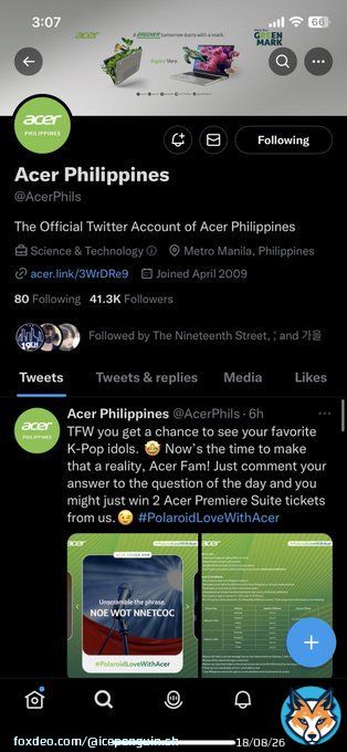 ONE TWO CONNECT  tysm for this !! #PolaroidLoveWithAcer @AcerPhils   @_h00nguin @cloudyjayy05 @nikiareum
