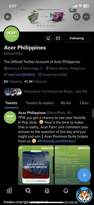 ONE TWO CONNECT  tysm for this !! #PolaroidLoveWithAcer @AcerPhils   @_h00nguin @cloudyjayy05 @nikiareum