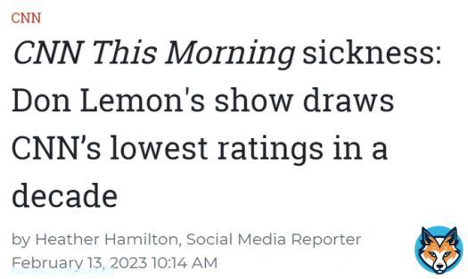 Nikki Haley is 51. Diva Don Lemon at 56 has the EQ of a bed bug, IQ = to Biden's and with his ratings he's way past his prime