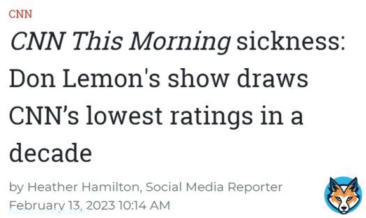 Nikki Haley is 51. Diva Don Lemon at 56 has the EQ of a bed bug, IQ = to Biden's and with his ratings he's way past his prime