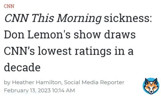Nikki Haley is 51. Diva Don Lemon at 56 has the EQ of a bed bug, IQ = to Biden's and with his ratings he's way past his prime