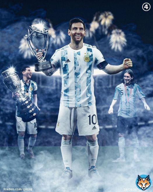 Championship number 40 for the legend #Messi  Congratulations #ميسي #إيطاليا_الارجنتين