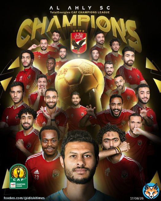 1982  1987  2001  2005  2006  2008  2012  2013  2019/20  2020/21  2022/23   Al Ahly have won a record-extending ???????????????????????????????? CAF Champions League title after beating Wydad 3-2 on aggregate.  #TotalEnergiesCAFCL