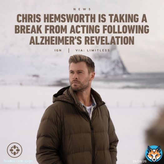 Chris Hemsworth learned during an episode of his National Geographic show Limitless that he possess two copies of the APOE4 gene, which leads to a greatly increased chance for developing Alzheimers.