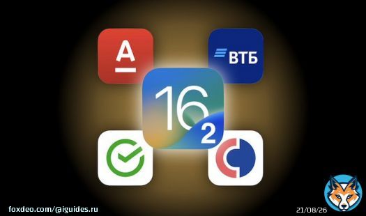 На iOS/iPadOS 16.2 запускаются и работают &laquo;Сбербанк&raquo;, СБОЛ, &laquo;Альфа-банк&raquo; и другие российские приложение. Некоторые пользователи испытывали проблемы с запуском утилиты &laquo;Почта России&raquo;, но, скорее всего, ошибку исправят с ближайшим апдейтом приложения.