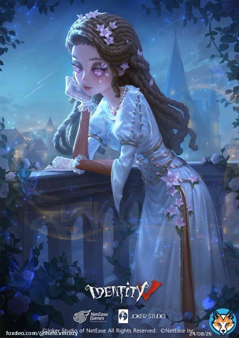 Dear Visitors, Without names or identities, in the soft murmur within that fractured smile, lies the promise of loving you. Love, its beauty almost surreal, yet as fragile as morning dew. 'Psychologist&rdquo; Deduction Star Costume will be available soon! #IdentityV #Psychologist