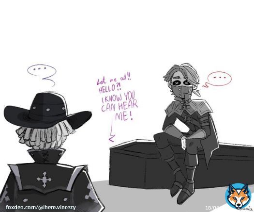 K: Wh-  A: Don't worry about it.  #idv #IdentityV  #aesopcarl #kevinayuso
