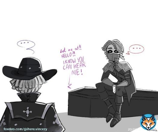 K: Wh-  A: Don't worry about it.  #idv #IdentityV  #aesopcarl #kevinayuso