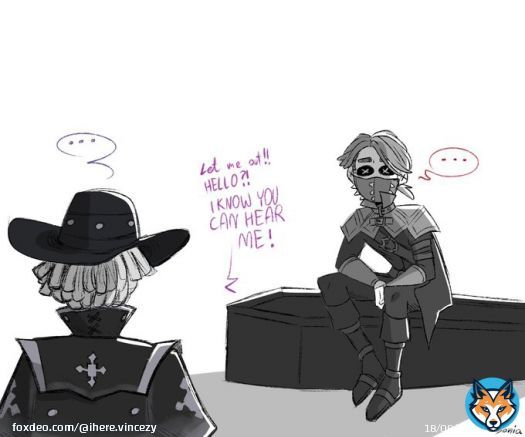 K: Wh-  A: Don't worry about it.  #idv #IdentityV  #aesopcarl #kevinayuso
