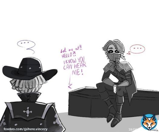 K: Wh-  A: Don't worry about it.  #idv #IdentityV  #aesopcarl #kevinayuso