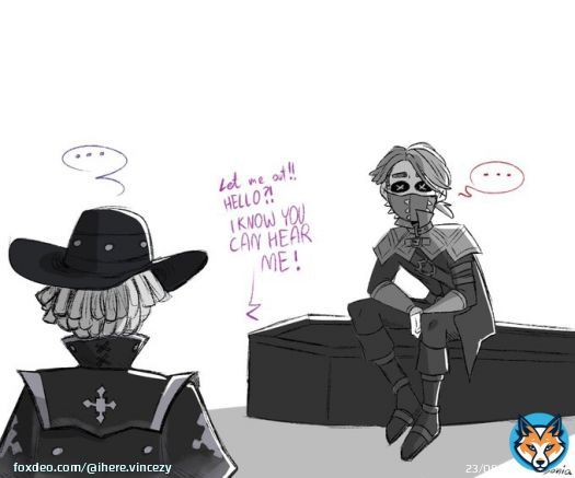 K: Wh-  A: Don't worry about it.  #idv #IdentityV  #aesopcarl #kevinayuso