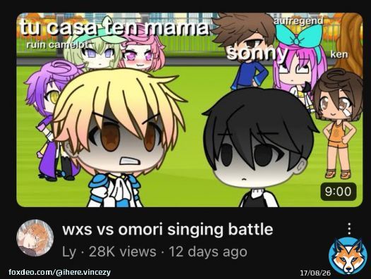 Thread of crazy screenshots from wxs vs omori singing battle