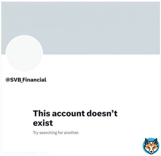 NEW シリコンバレー銀行（SVB）がツイッターアカウントを削除