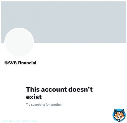 NEW シリコンバレー銀行（SVB）がツイッターアカウントを削除