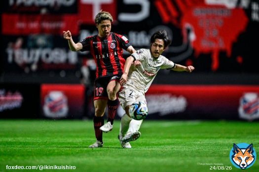 #川崎フロンターレ の２点目は #山根視来 選手！ １：けっこう強めにぶつかられながらも的確にスペースにパスを出した #登里享平 選手 ２：相手が寄せてくるも見事に吹き飛ばした #山田新 選手。そしてアシスト！ ３：決める！ ４：またしても #遠野大弥 選手 #frontale