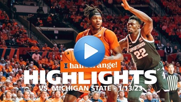 Highlights of Illinois' 75-66 home win over Michigan State.  #Illini | #HTTO | #EveryDayGuys