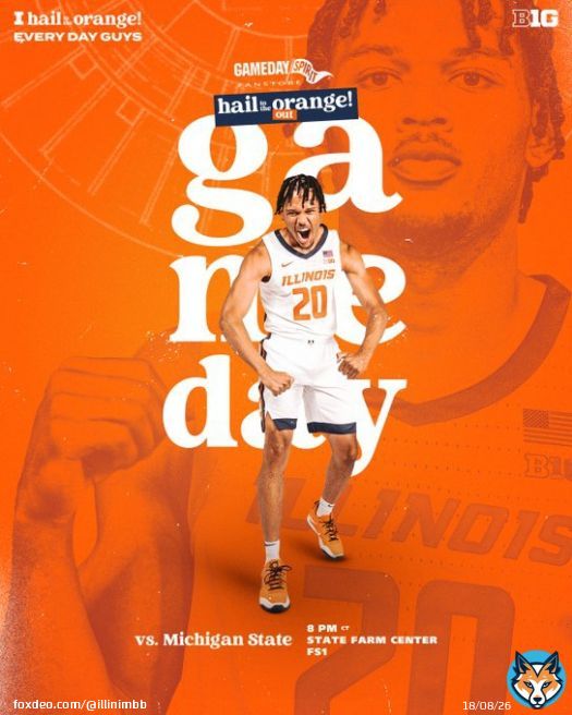 ???????????????? ???????????? ???????????????? ???????????????? ???????????? ???????????????????????????? ????????????????????????????????????!   Michigan State  @StateFarmCenter   8 PM CT  FS1     #Illini | #HTTO | #EveryDayGuys