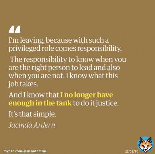 More power and respect! #jacindaardern