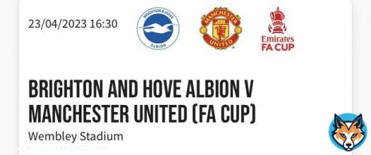 Man Utd Vs Brighton  Lower Tier Singles Available! Pairs Available!  DM me to Secure!  #MUFC #Mufctickets #Mufcspares #ManUnited #FACup #Wembley