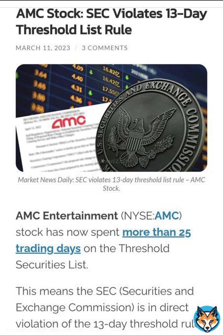 BREAKING NEWSThe US Stock market & ALL BANKS r complete criminal Ponzi SCHEME/SHAM top to bottom. All run by criminals who should be in prison! #AMC #GME #AMC500K #AMCNOTLEAVING #GMENOTLEAVING @GaryGensler RETWEET, BUY & HOLD! Shorts have NOTcovered/closed! #MOASS F U PAY US