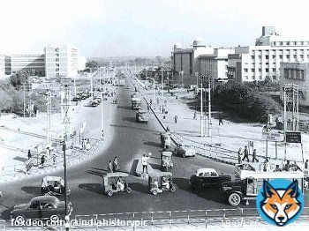 1950s/ 2016 ::  Street Scene at ITO , Delhi    #50YearChallenge