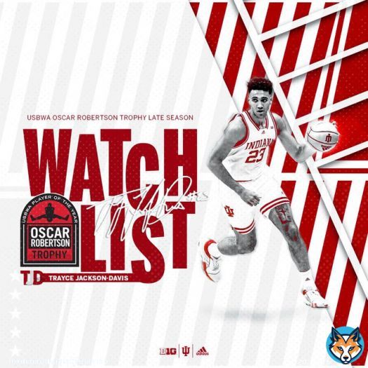 of .  TJD is on the Oscar Robertson Trophy Late Season Watch List.