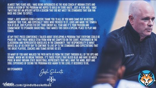 A message to our fans from @CoachSchertzISU.  #MarchOn | #Kaizen