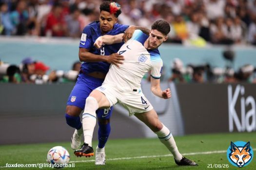 #ENG 0-0 #USA   Great movement from Saka again - Kane goes for the overhead, but scrambled clear!   #FifaWorldCup