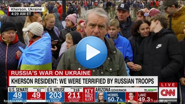 Неймовірний момент під час прямого включення CNN зі звільненого Херсона, коли люди заспівали гімн прямо наживо на весь світ1:5215.6K views