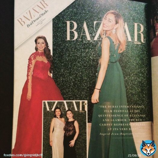 Featured in Harper's Bazaar January Issue @BazaarArabia #HarpersBazaarArabia #DIFF14 #CFFNY2015