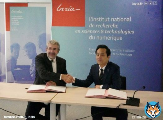 At @inria_paris, #KISTI and @inria confirm their scientific cooperation to explore new research opportunities on cutting-edge topics such as #HPC, #openscience & software heritage conservation.  Thank you for visiting. 방문해 주셔서 감사합니다.