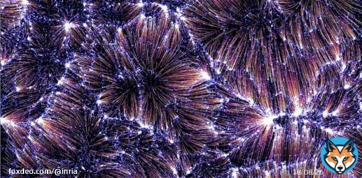 [#Article] Ceci n&rsquo;est pas une photo de feux d&rsquo;artifice !  @BrunoLevy01 (@Inria_Nancy) explique comment ces mod&egrave;les #num&eacute;riques ressemblant &agrave; des feux d&rsquo;artifice de galaxies permettent de mieux comprendre l&rsquo;univers sur @FR_Conversation.