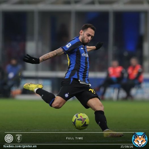 Full time.   #ForzaInter #InterEmpoli