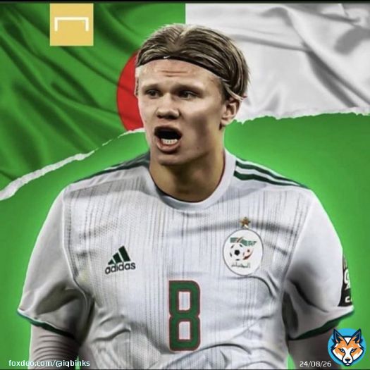 Haaland n&rsquo;ayant disput&eacute; que 33 match avec la Norv&egrave;ge il peut encore changer de nationalit&eacute; sportive ! Ses relations priv&eacute;es avec Riyad Mahrez serait possible de l&rsquo;influencer &agrave; s&rsquo;engager avec l&rsquo;Algerie la saison prochaine selon @lequipe   Incroyable