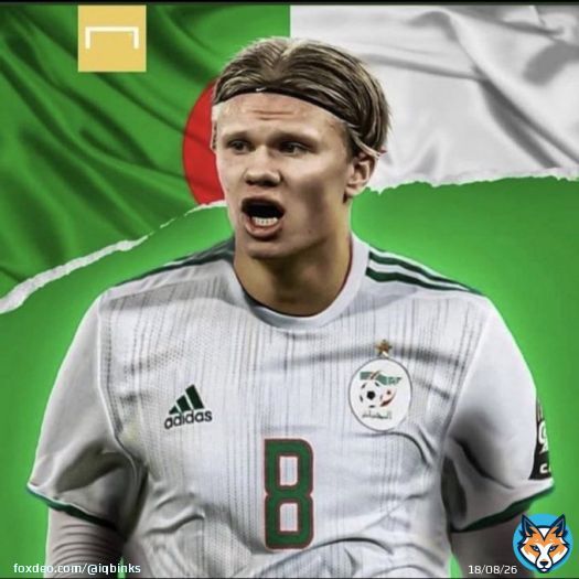 Haaland n&rsquo;ayant disput&eacute; que 33 match avec la Norv&egrave;ge il peut encore changer de nationalit&eacute; sportive ! Ses relations priv&eacute;es avec Riyad Mahrez serait possible de l&rsquo;influencer &agrave; s&rsquo;engager avec l&rsquo;Algerie la saison prochaine selon @lequipe   Incroyable