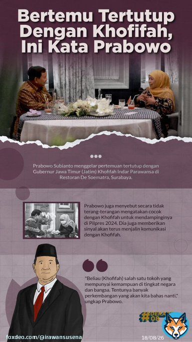 Kebayang gimana Indonesia ke depan dgn cara kerja Prabowo meraih Indonesia yang sejahtera.  @prabowo @Gerindra  Mending Prabowo Aja Indonesia Maju Sejahtera Dekade 08