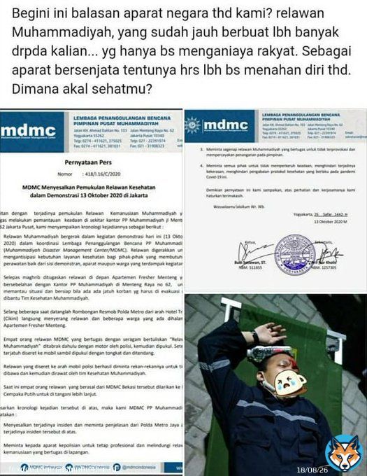 Astaghfirullah..   Sorry, we must report your institution 'DivHumas_Polri' To @UN  Cause it prohiboted and break the rules  #GagalkanOmnibusLaw #JegalSampaiGagal #JEGALSAMPAIBATAL #tolakruuciptakerja #MosiTidakPercaya #TolakOmnibusLaw #tolakruuciptakakerja #DPRRIKhianatiRakyat